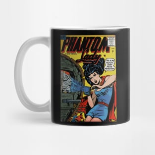 PHANTOM LADY / Vintage Comic Book Mug